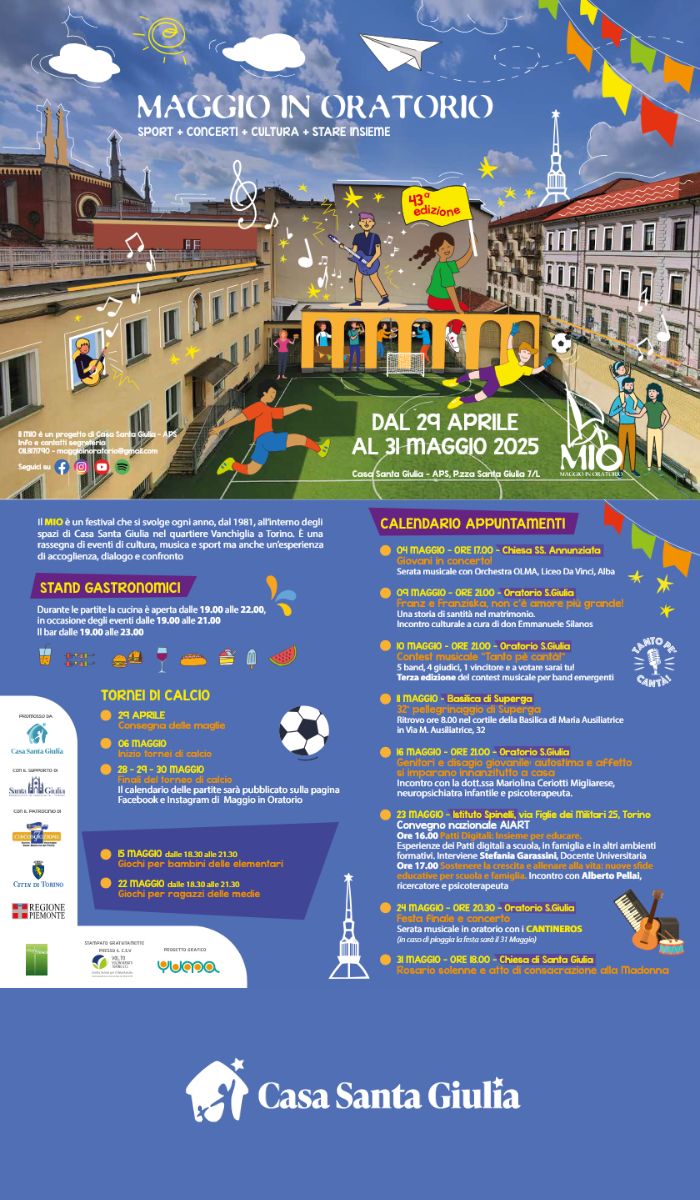 MIO 2025 - Maggio in Oratorio
