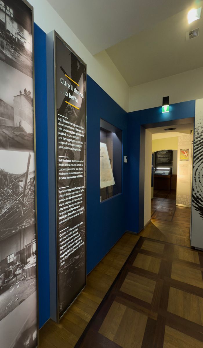 Nuovo allestimento sale
Museo Archivio Reale Mutua
